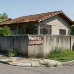 Casa residencial brasileira em leilão imobiliário
