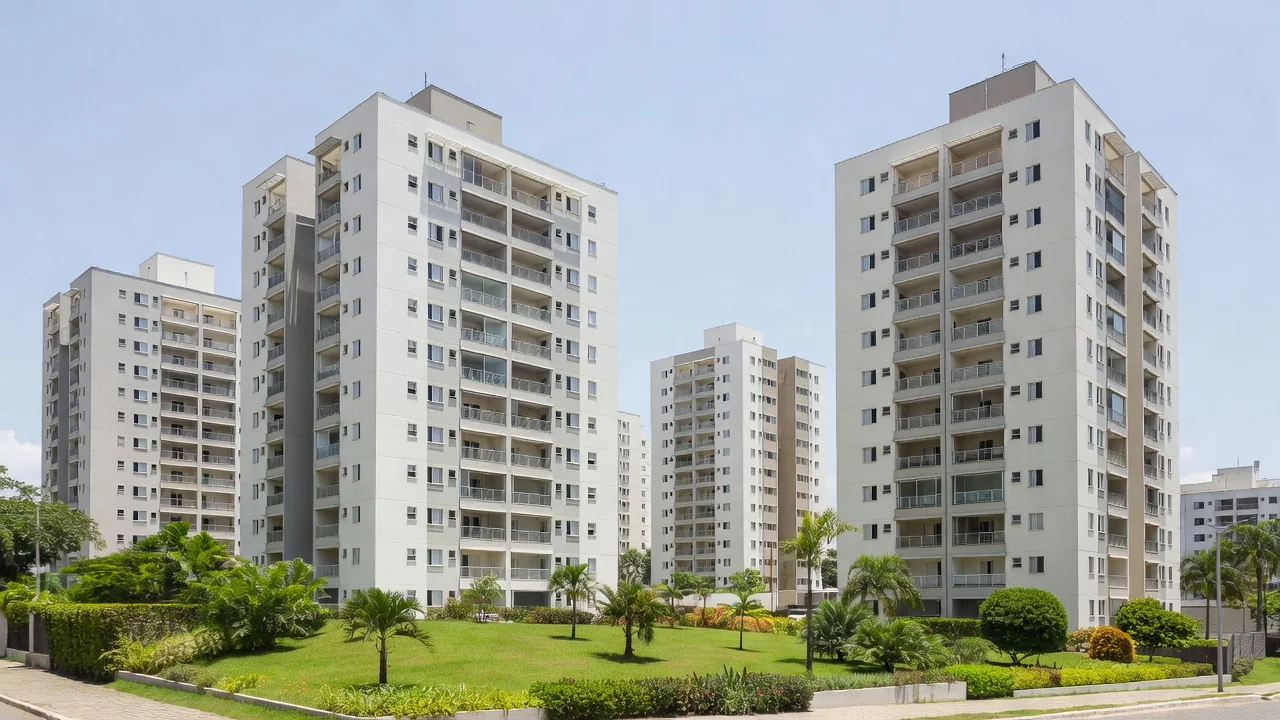 Condomínio residencial brasileiro para captação local no mercado imobiliário