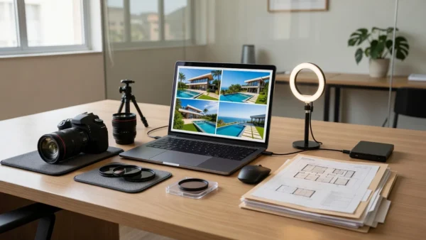 Kit gratuito para transformar fotos de captação imobiliária em 20 minutos