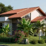 Casa residencial brasileira no mercado imobiliário para co-corretagem
