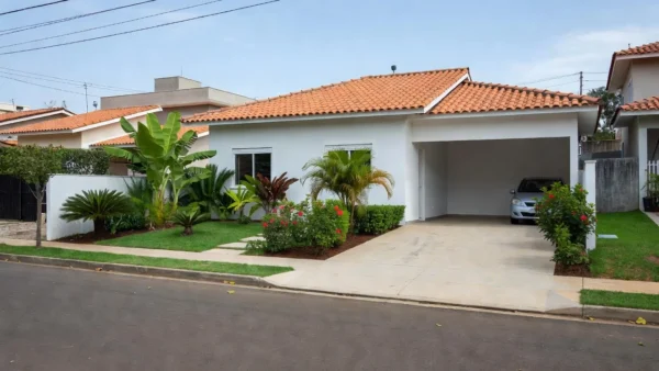 Casa residencial brasileira no mercado imobiliário para captação de exclusividade
