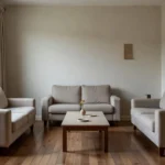 Apartamento usado preparado para fotos imobiliárias no Brasil