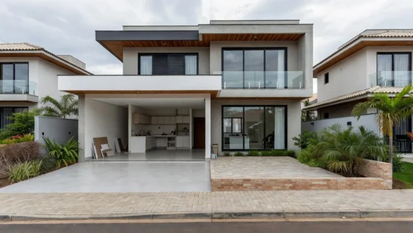 Casa brasileira com benfeitorias e valorização imobiliária