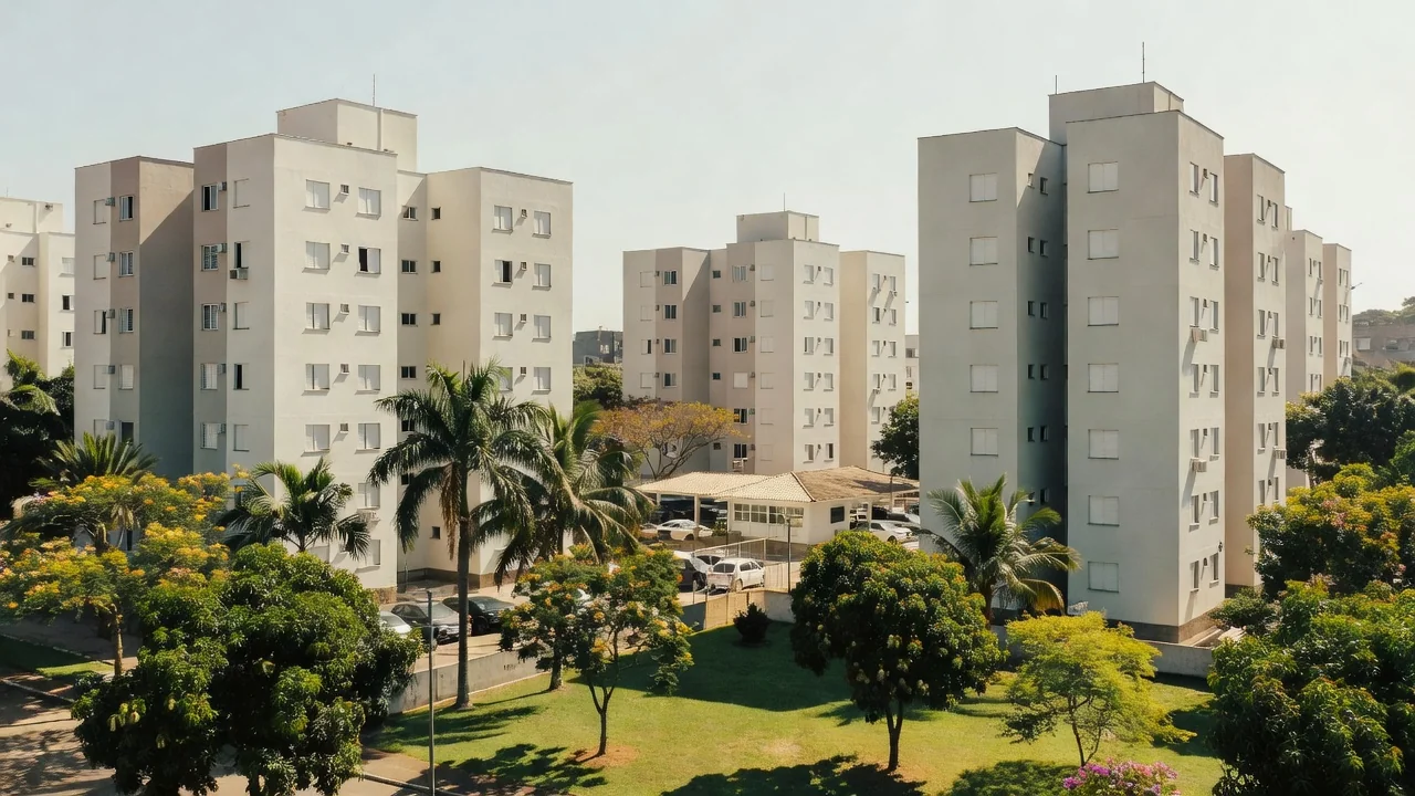 Condomínio residencial médio no Brasil, fonte de indicações imobiliárias