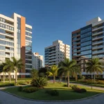 Condomínio residencial moderno no Brasil para captação de imóveis