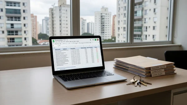 Planilha do Google Sheets para pipeline de vendas imobiliárias e controle de exclusividades