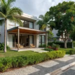 Casa residencial brasileira no mercado imobiliário
