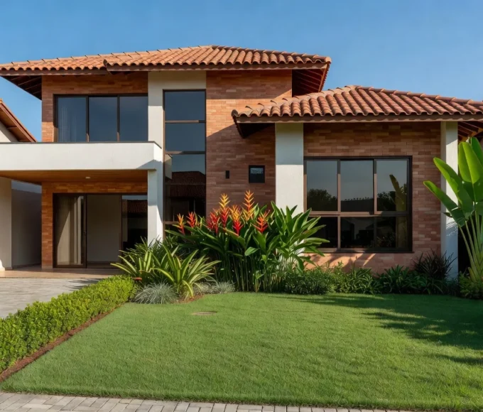 Casa residencial brasileira simbolizando renovação de exclusividade imobiliária