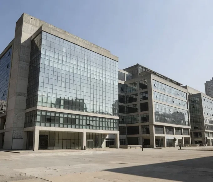 Edifício comercial brasileiro representando imóveis em recuperação judicial