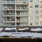 Documentos de propostas imobiliárias sobre mesa em escritório no Brasil